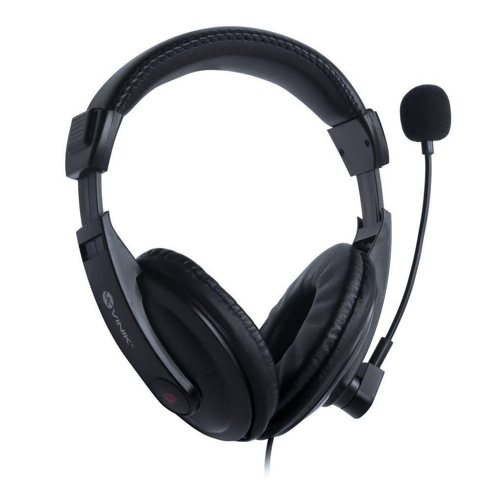 Fone Headset Go Play Fm35 Preto Com Microfone - Imagem zoom