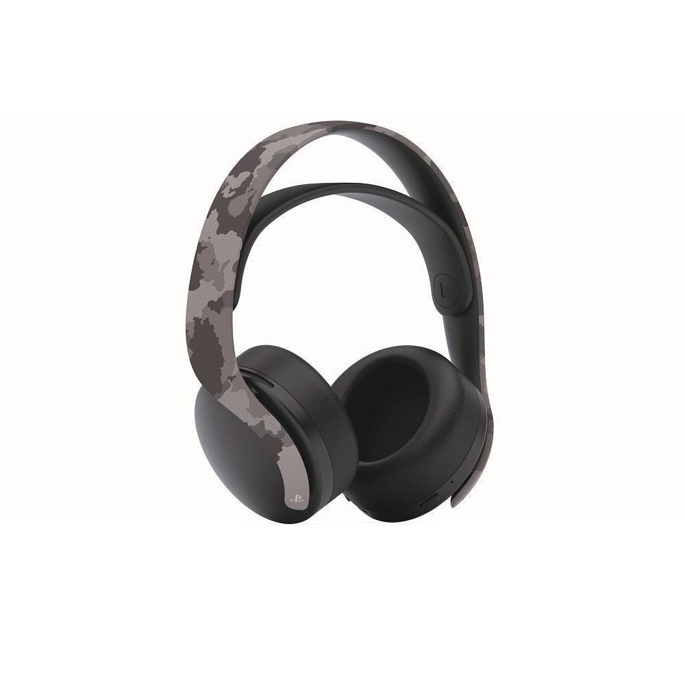 Headset Sony Pulse 3d Ps5 Sem Fio Cinza Camuflado - Imagem zoom