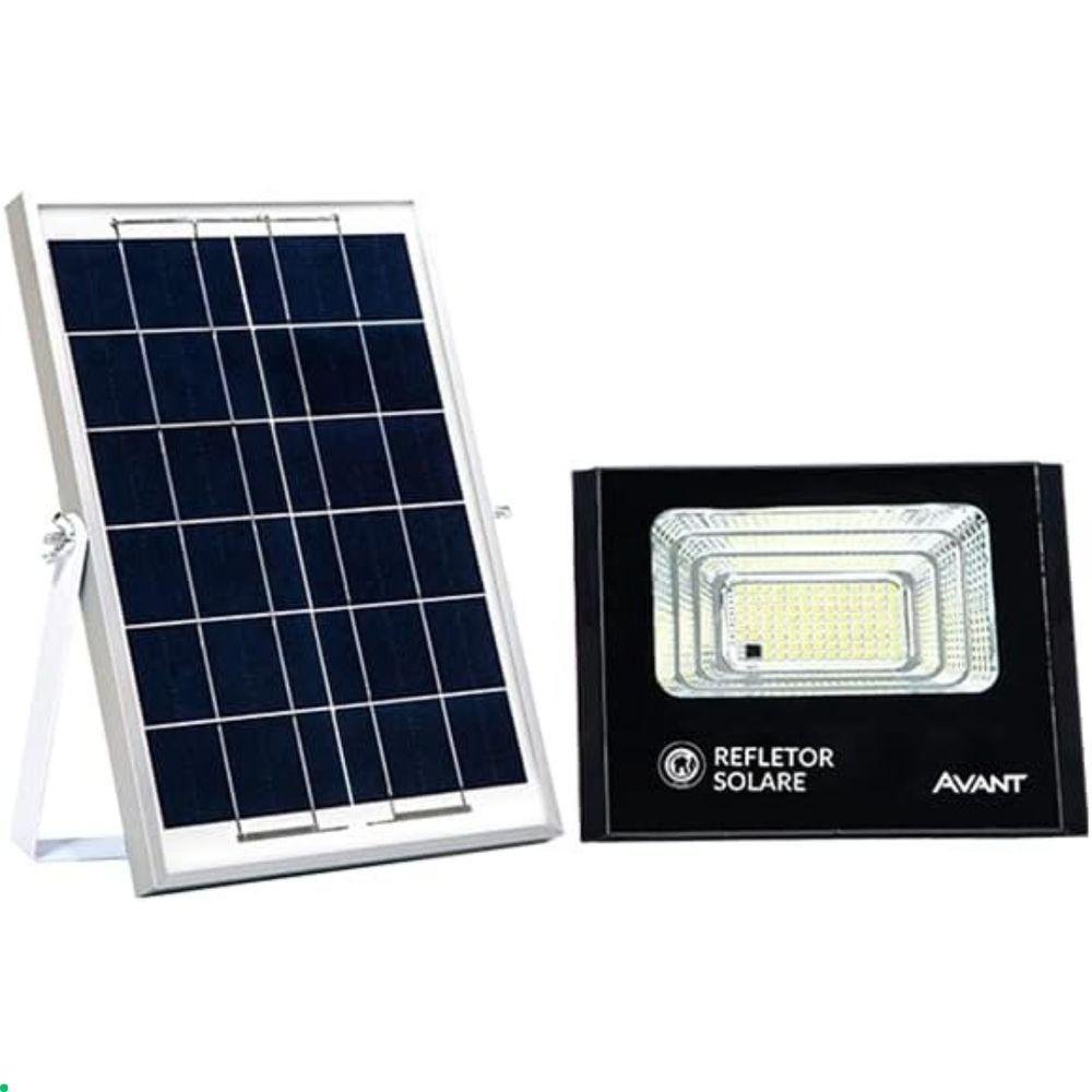 Refletor Led Solar Sensor 100w 6500k 100w - Imagem zoom