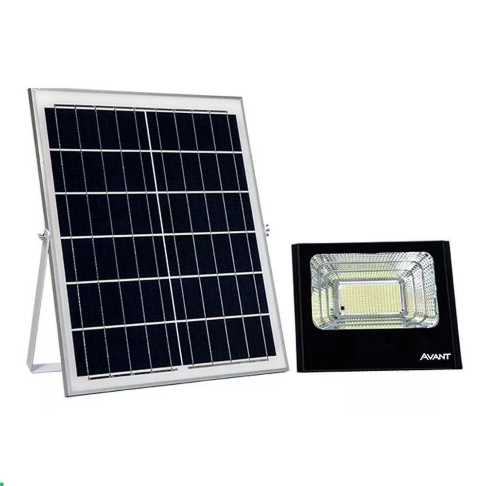 Refletor Led Solar Sensor 60w 6500k 60w - Imagem zoom