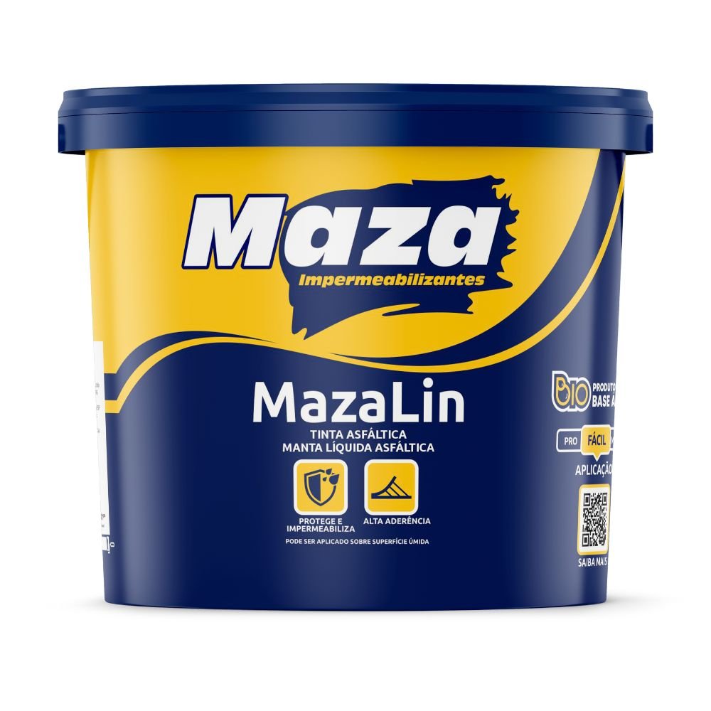 MazaLin Manta Líquida Asfáltica Balde 1Kg - Imagem zoom