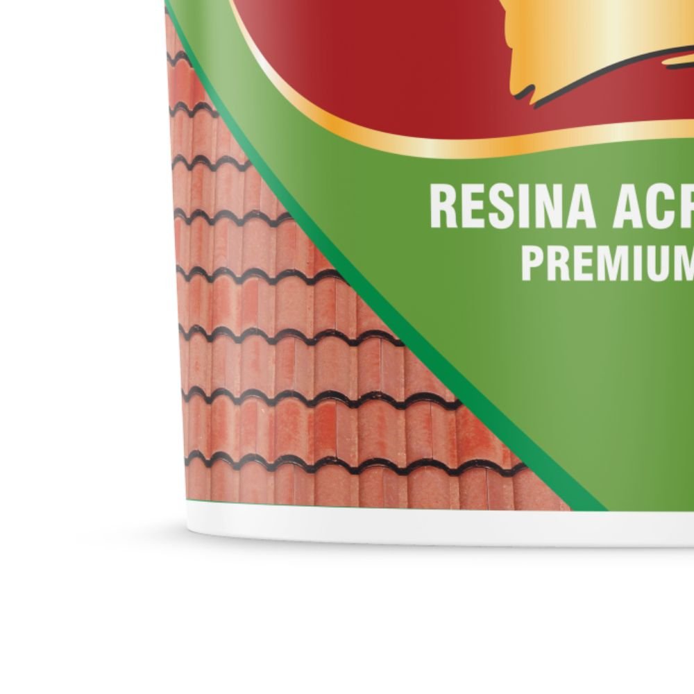 Resina Acrílica Premium Base Água Cerâmica Telha 18l Maza 29515 6044