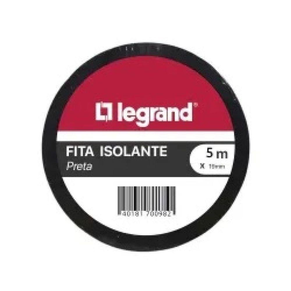 Fita Isolante 5 Metros 19mm Classe C Pvc Antichamas Preta Le - Imagem zoom