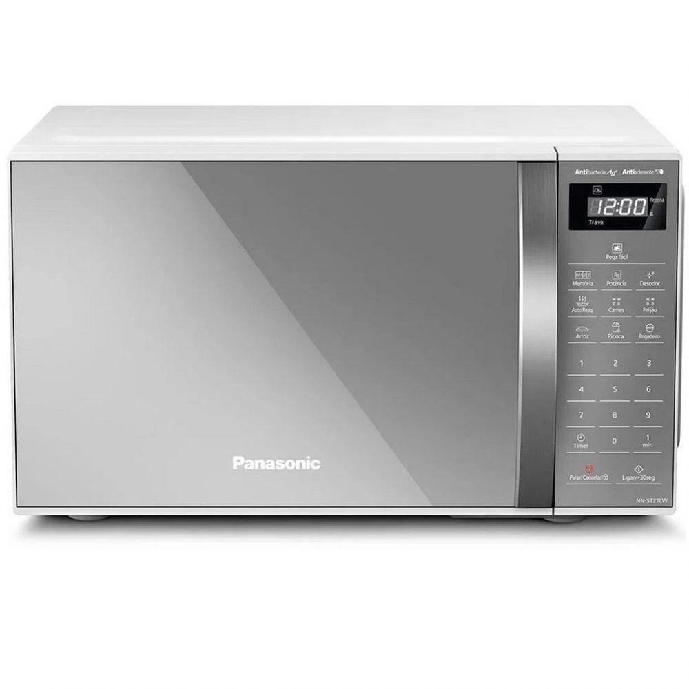 Microondas 21L Porta Espelhada Nnst27l Panasonic Branco 220V - Imagem zoom