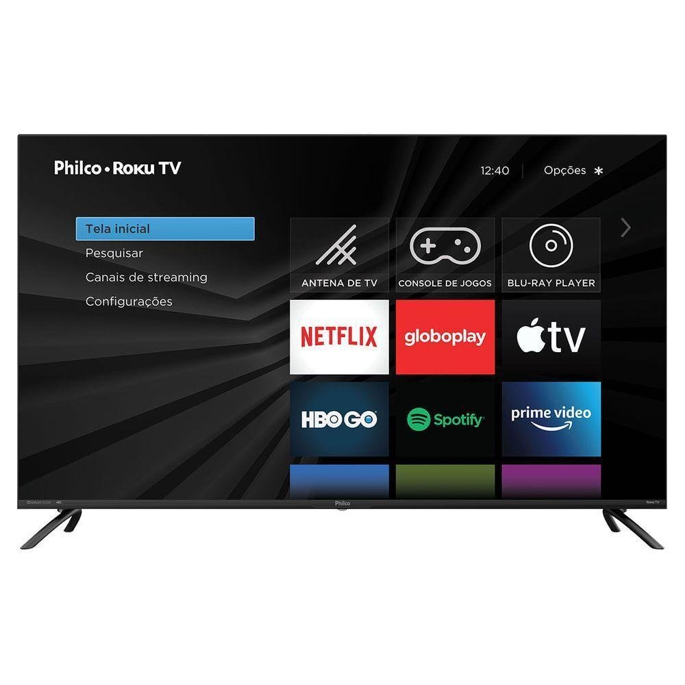 Fast Smart Tv Philco Roku 50" 4k Ultrahd D-led Bivolt - Imagem zoom