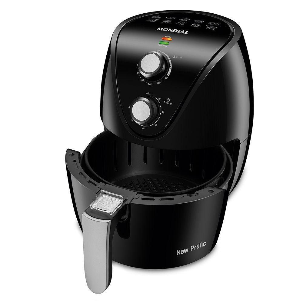 Fritadeira Sem Óleo Air Fryer 3,5L, Mondial, Preto/Inox, 1500W, 110V -  AF-30 I : : Cozinha