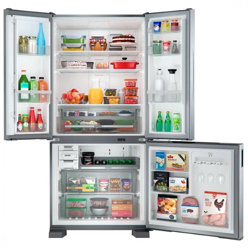 Refrigerador Brastemp Bro85Ak Inverse 554L Inox 127V - Imagem