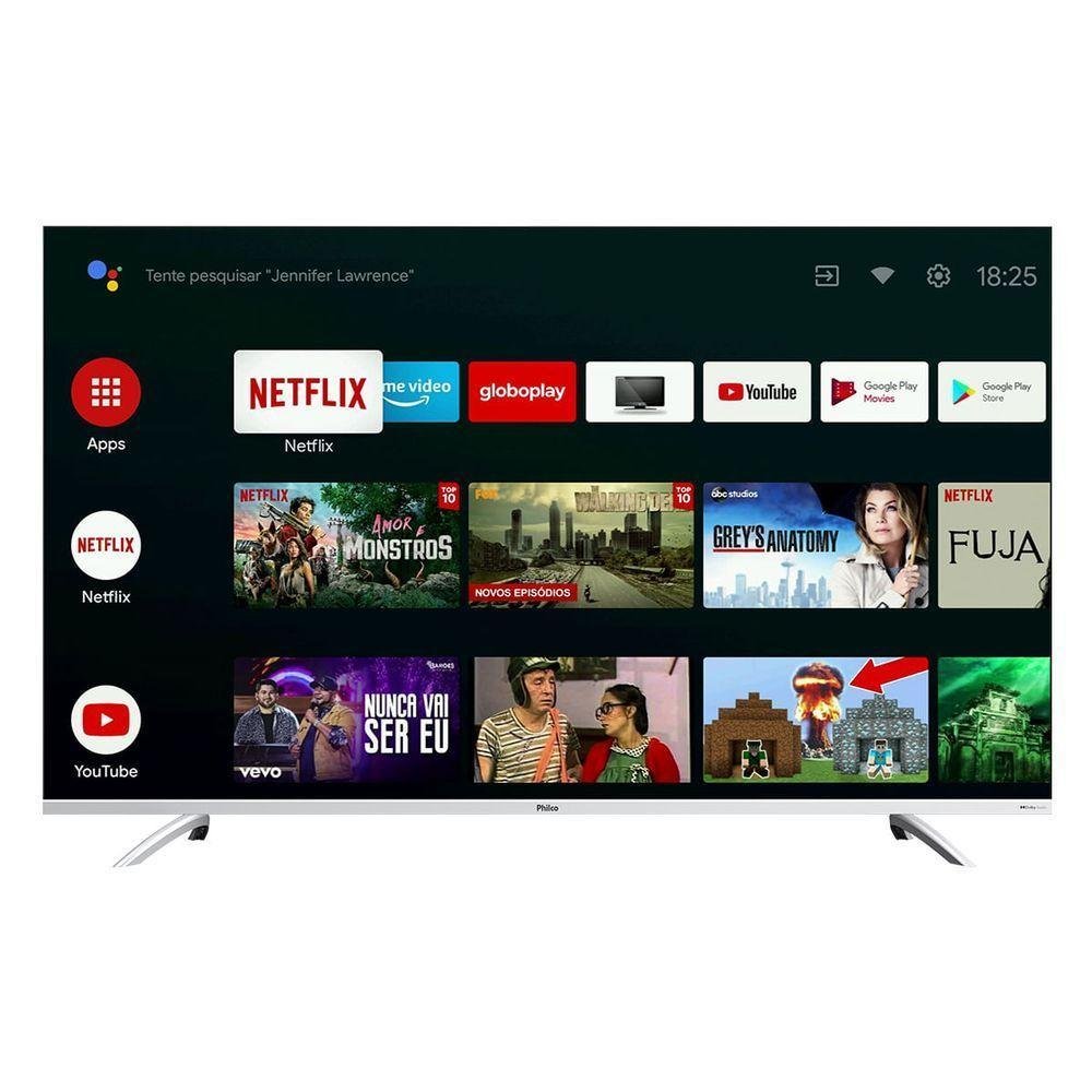 Smart Tv 58” Philco 4k Ptv58gagsksbl Android Led Dolby Audio Bivolt - Imagem zoom