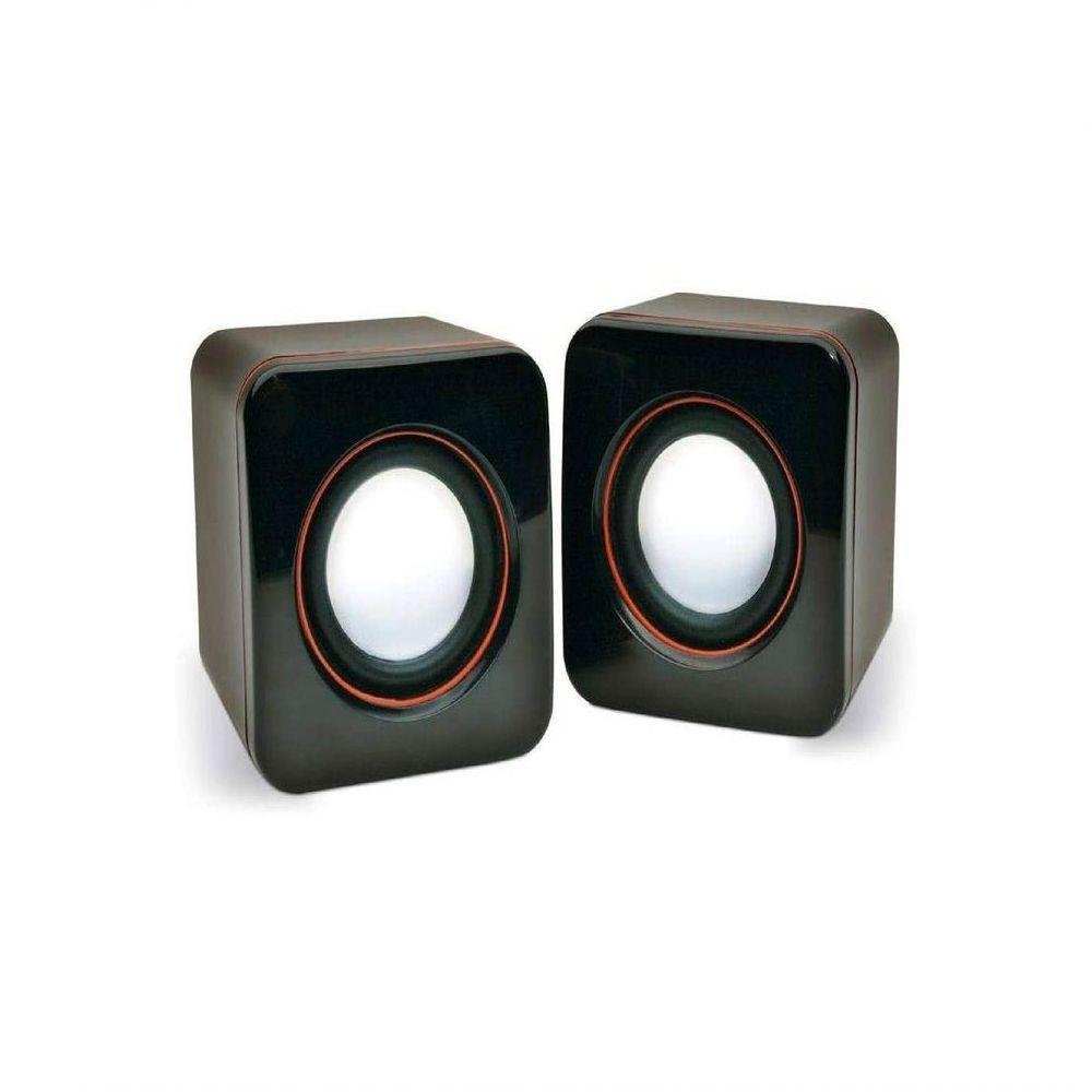 Caixa De Som 2.0 Speakers 101z 3w- Preta - Imagem zoom
