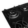 Cooktop 4B Preto Com Mesa De Vidro Tripla Chama Dako Bivolt - Imagem 2