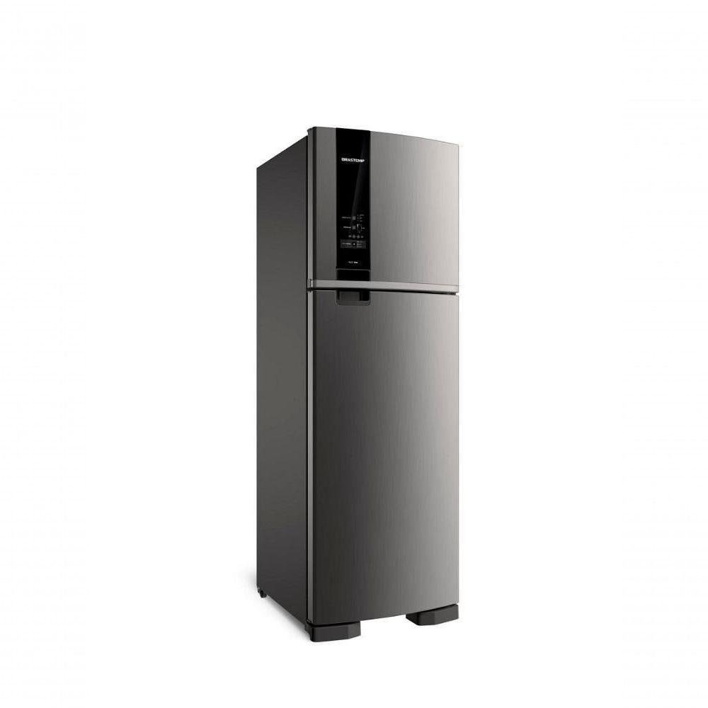 Geladeira Brastemp Frost Free Duplex 400 Litros Inox Com Freezer Control BRM54JKANA 127V - Imagem