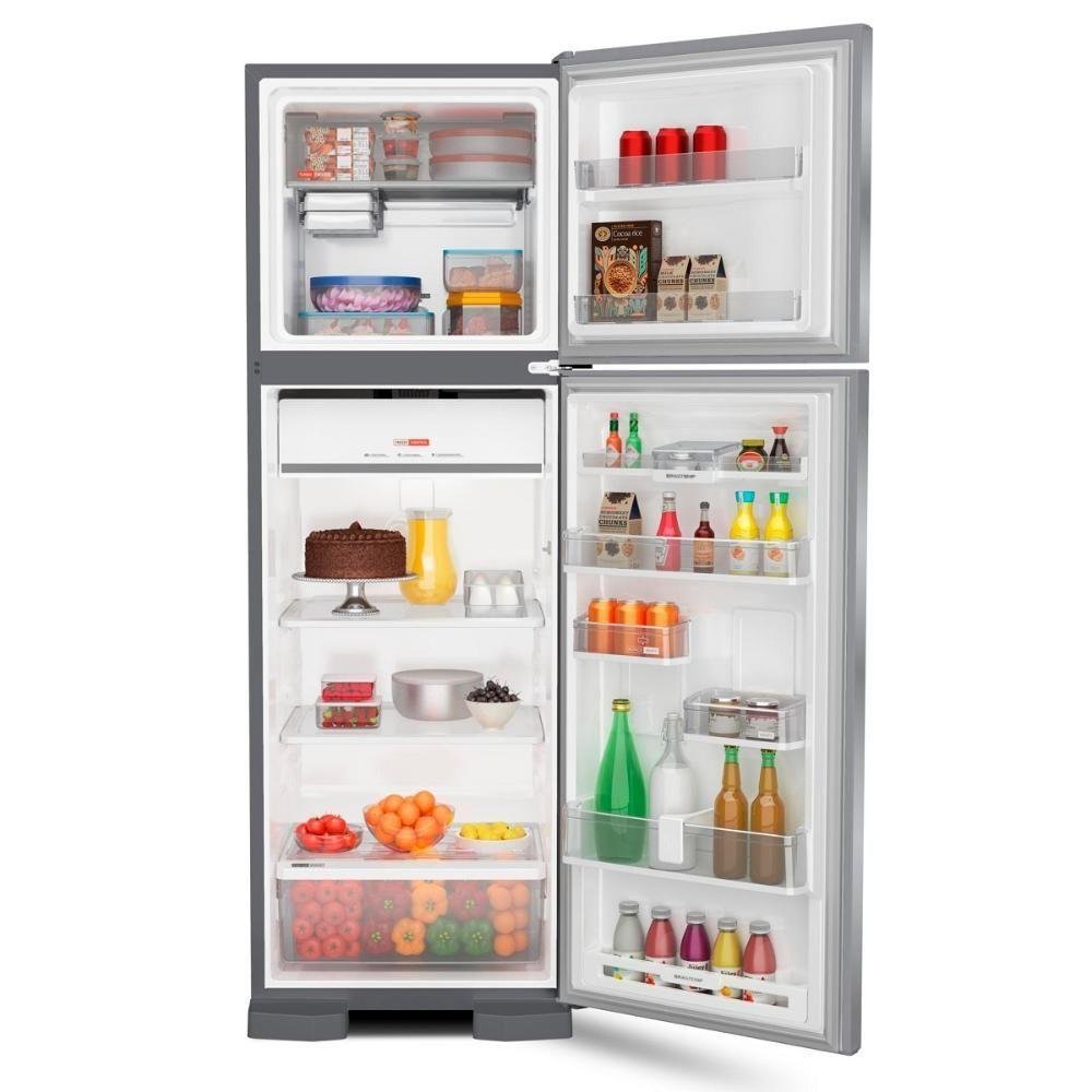 Geladeira Brastemp Frost Free Duplex 400 Litros Inox Com Freezer Control BRM54JKANA 127V - Imagem