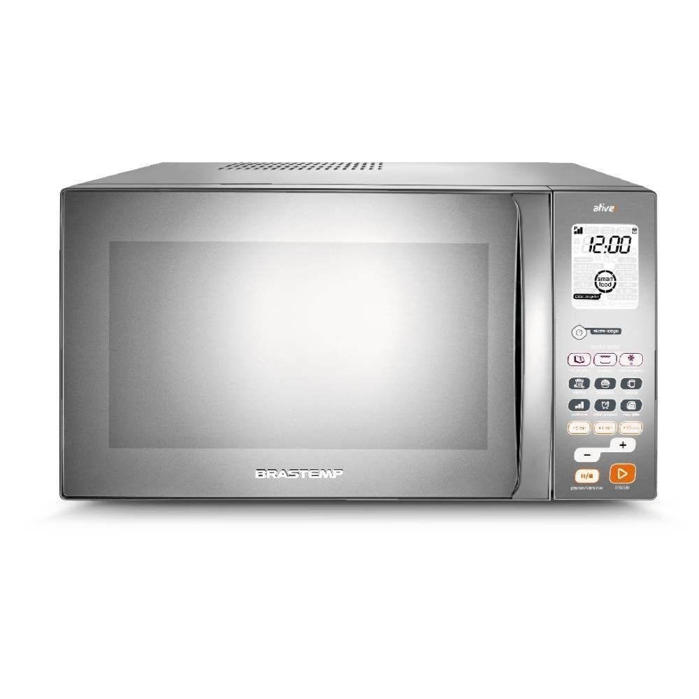 Micro-ondas Brastemp 38 Litros Ative Inox BMJ38ARANA 127V - Imagem zoom