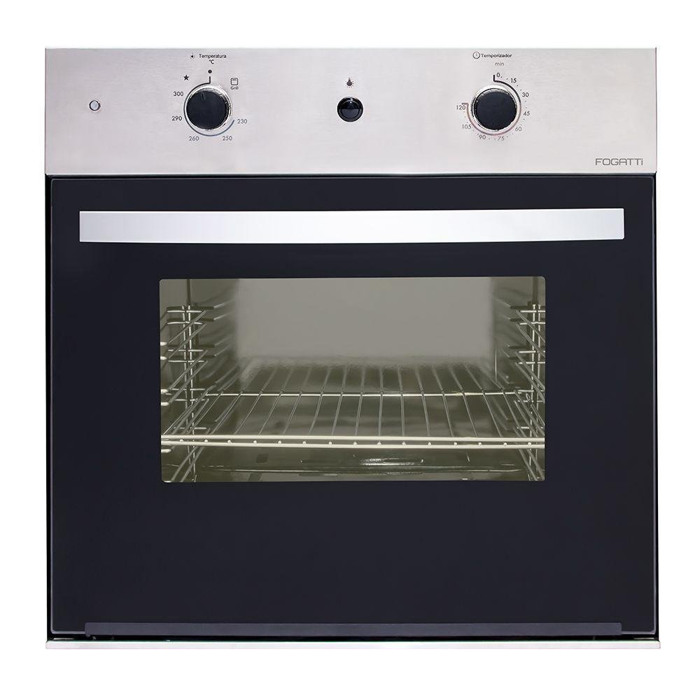 Forno a Gás de Embutir Fogatti G57 com Grill 57L Inox/Preto 220V 10057733/220 - Imagem zoom