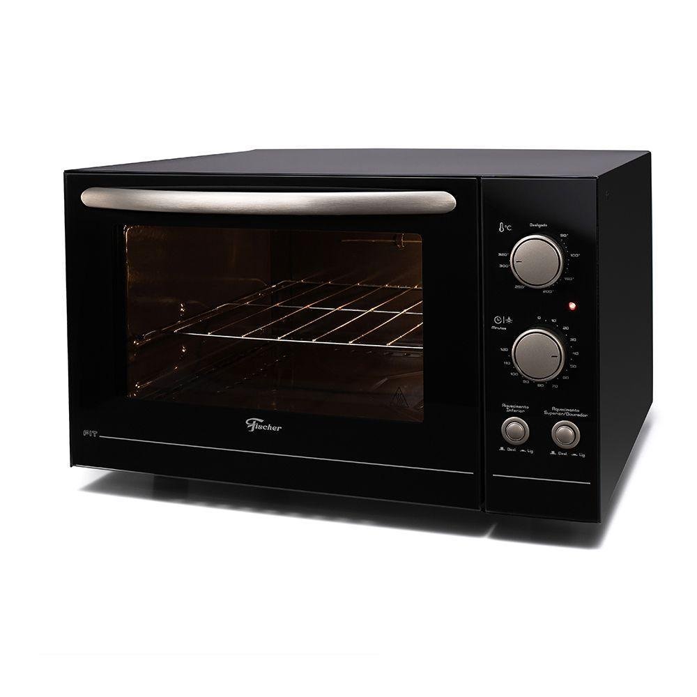 Forno Elétrico de Bancada Fischer Fit Preto 44 Litros 127V 28950-66840 - Imagem zoom