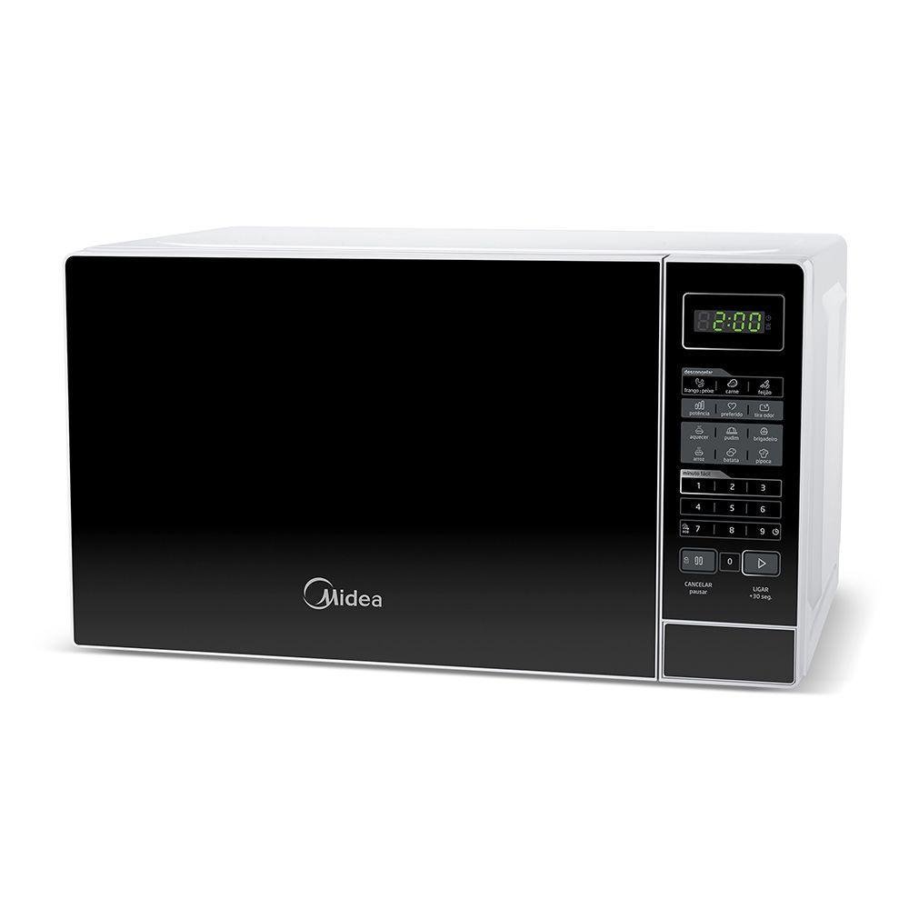 Micro-ondas Midea 20L Branco e Preto 127V MRAS21 - Imagem zoom