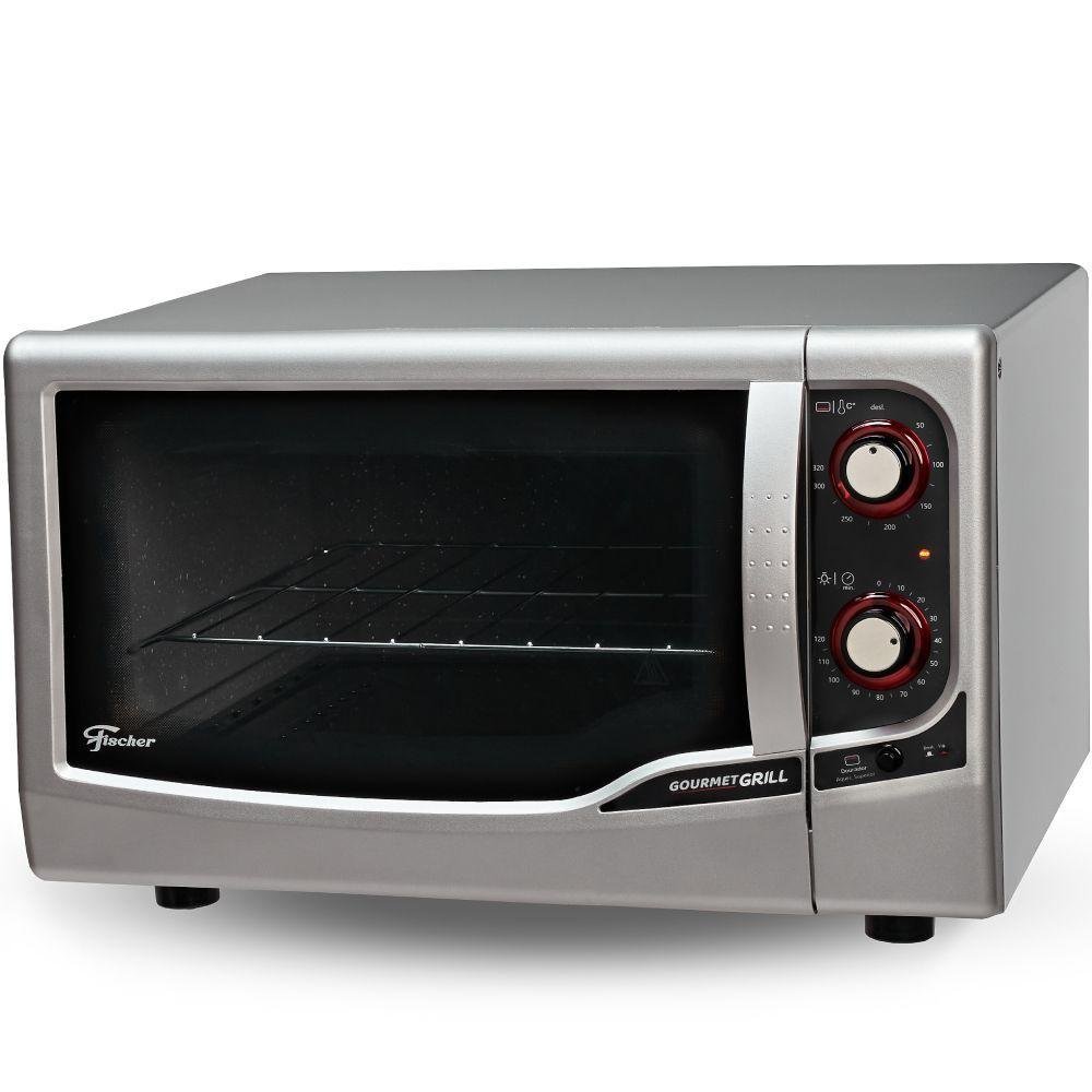 Forno Elétrico Fischer Gourmet Grill GII Bancada Prata 44L 127V 9741-79183 - Imagem zoom