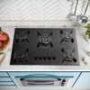 Cooktop  5 Bocas Utop Tripla Chama Preto - Bivolt ATLAS-606039 - Imagem 2