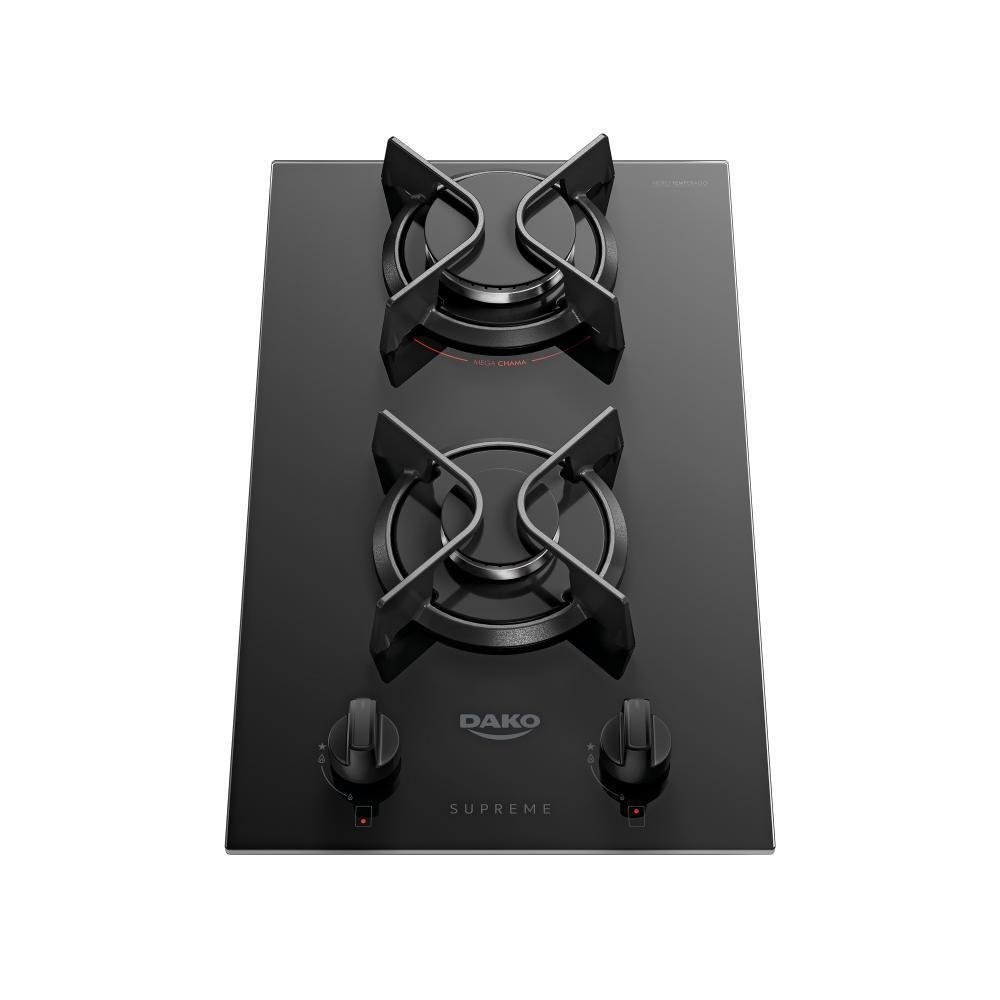 Cooktop 2 Bocas Com Mesa De Vidro Dako Supreme Bivolt - Imagem zoom