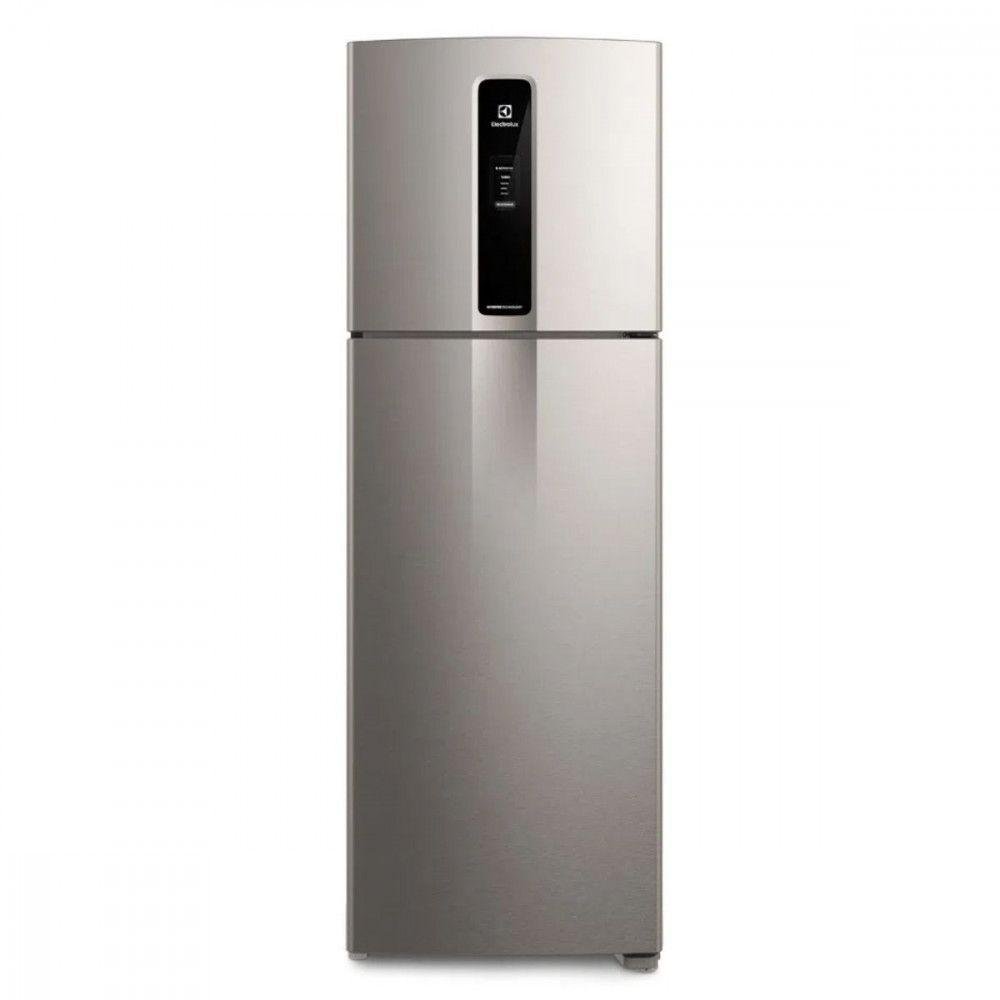 Geladeira Electrolux Frost Free 390L Inverter Efficient Inox IF43S 127V - Imagem zoom