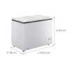 Freezer/Refrigerador Consul Horizontal C/414 Lts/2P Branco - Imagem 3