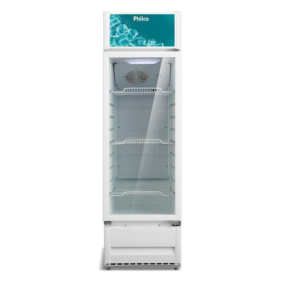 Refrigerador Expositor Philco 211L PRE221 Vidro Duplo Branco 127V - Imagem zoom