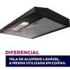 Depurador Slim Suggar DPS162PT 60cm 3 Velocidades Preto 220V - Imagem 5