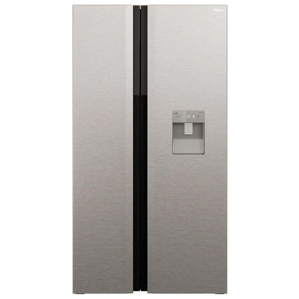 Refrigerador Side By Side Philco 486L Inox Eco Inverter 127V PRF504ID - Imagem zoom