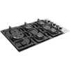 Cooktop A Gás Suggar Trich Lateral Ferro Fundido 5 Queimadores Preto Inox Bivolt FG5335FVPIX - Imagem 4