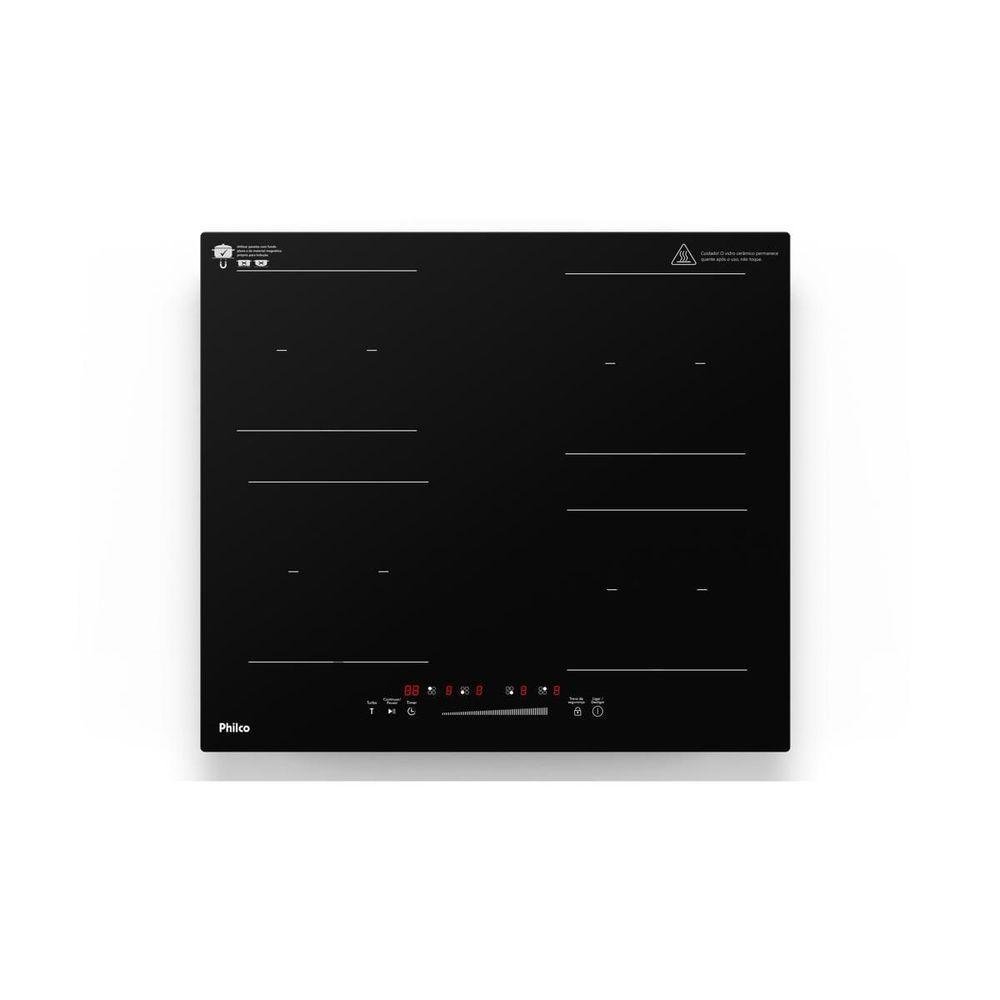 Cooktop de Indução Philco PCTQ1 Função Turbo 220v - Imagem zoom