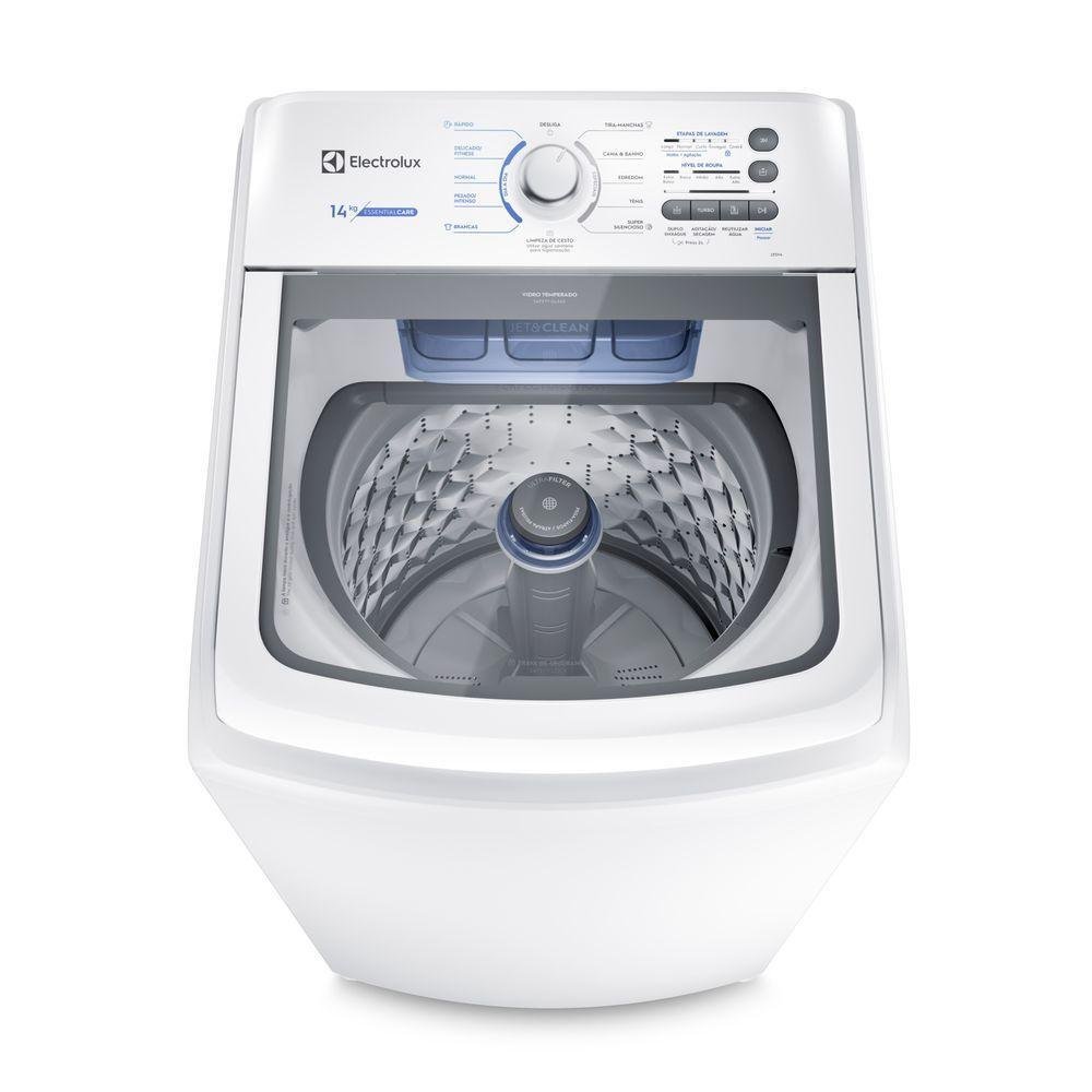 Máquina de Lavar 14 Kg Electrolux Essencial Care com Cesto Inox Jet&Clean e Ultra Filter 220V LED14 - Imagem