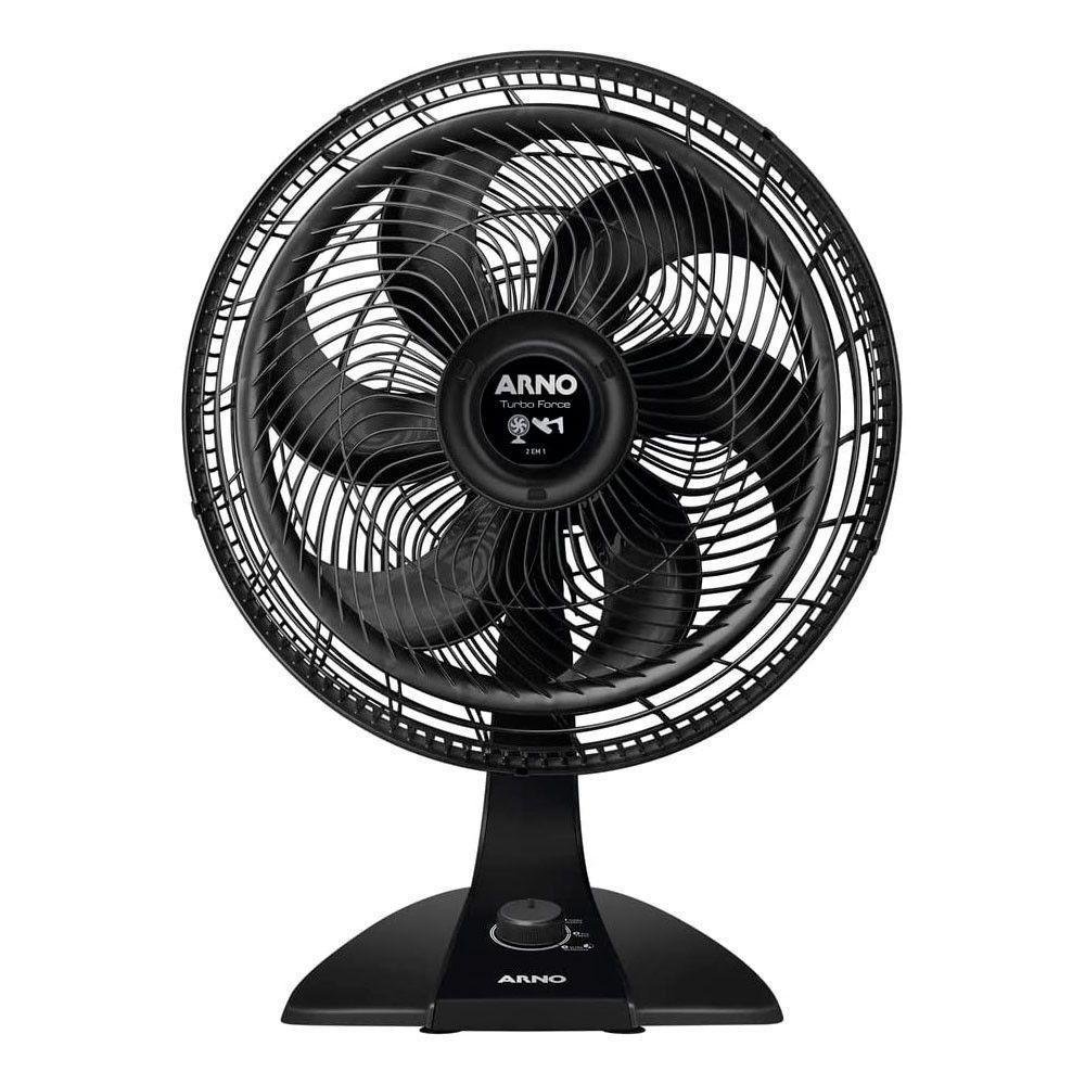 Ventilador De Mesa Ve3200b Turbo 2 Em 1 Arno Preto 127v - Imagem zoom