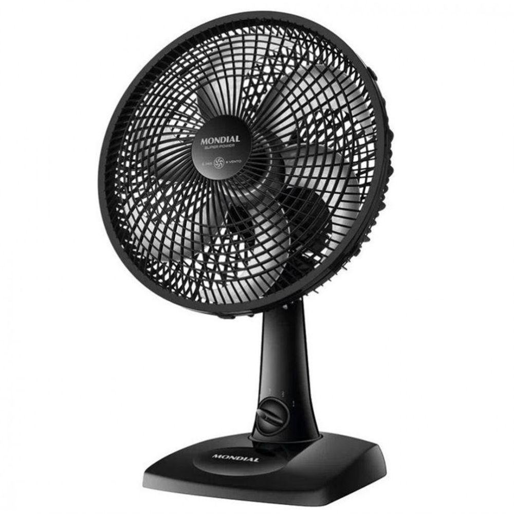 Ventilador De Mesa Mondial 6 Pás Vsp-30-b Preto 220v - Imagem zoom