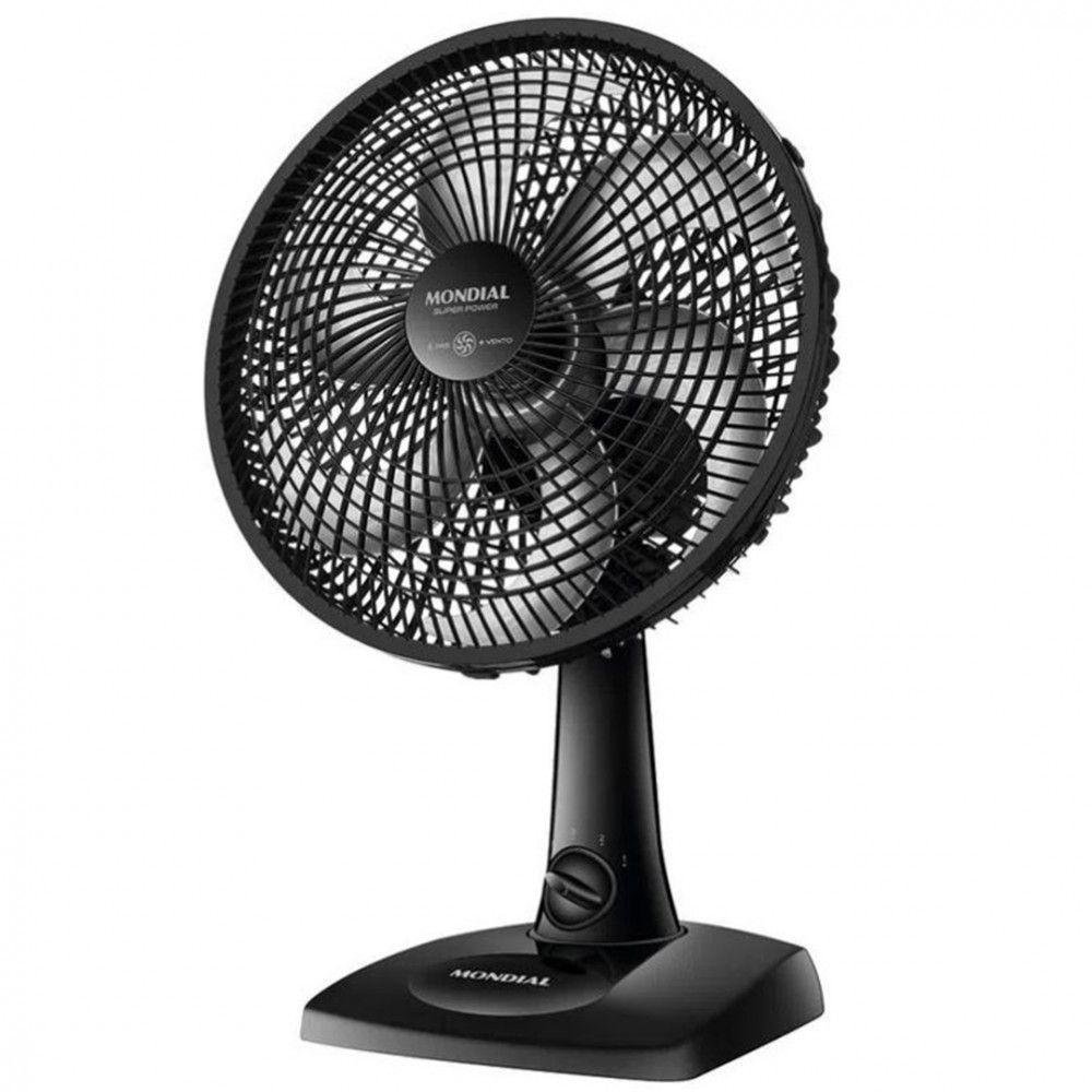 Ventilador De Mesa Mondial 6 Pás Vsp-30-b Preto 127v - Imagem zoom