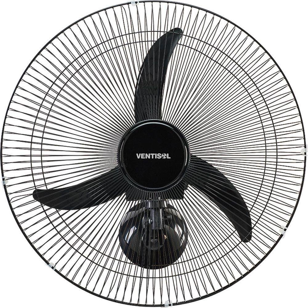 Ventilador Oscilante De Parede 60cm 200w Preto Bivolt - Imagem zoom