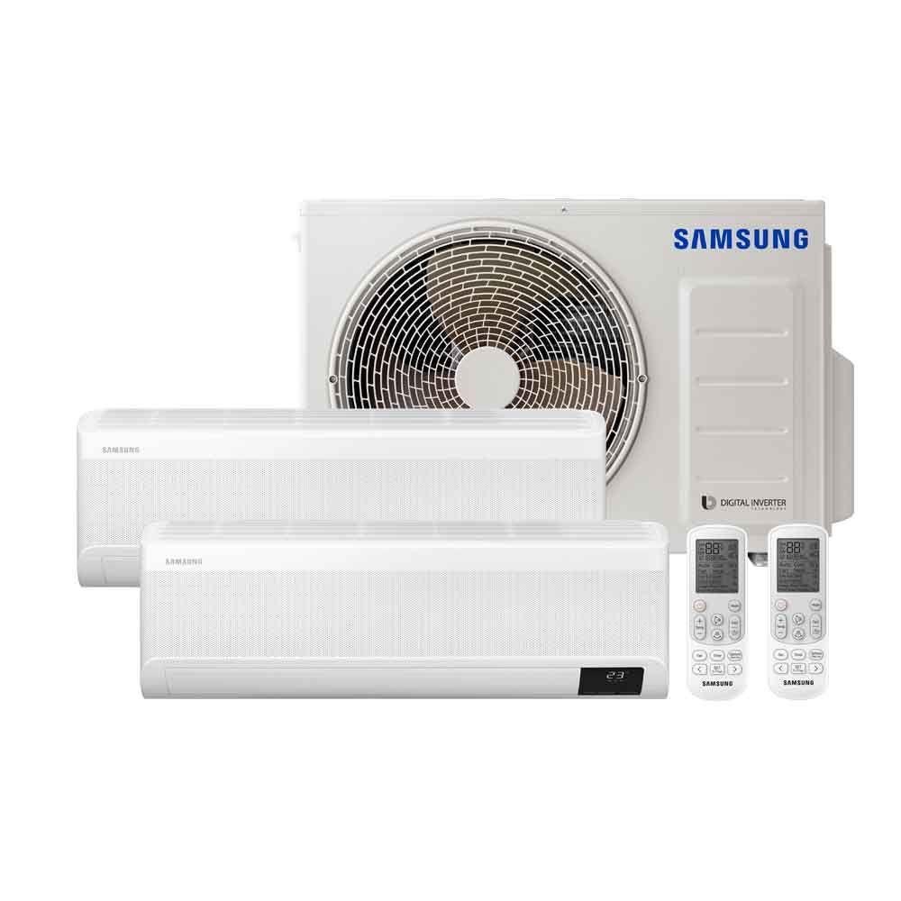 Ar Condicionado Multi Bi Split Samsung Wind Free 18000 BTUs (1x9000+1x12000) Quente/Frio Inverter 220V - Imagem zoom