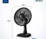 Ventilador De Mesa Mondial 6Pás Vent 30Cm 220V/60Hz Super - Imagem