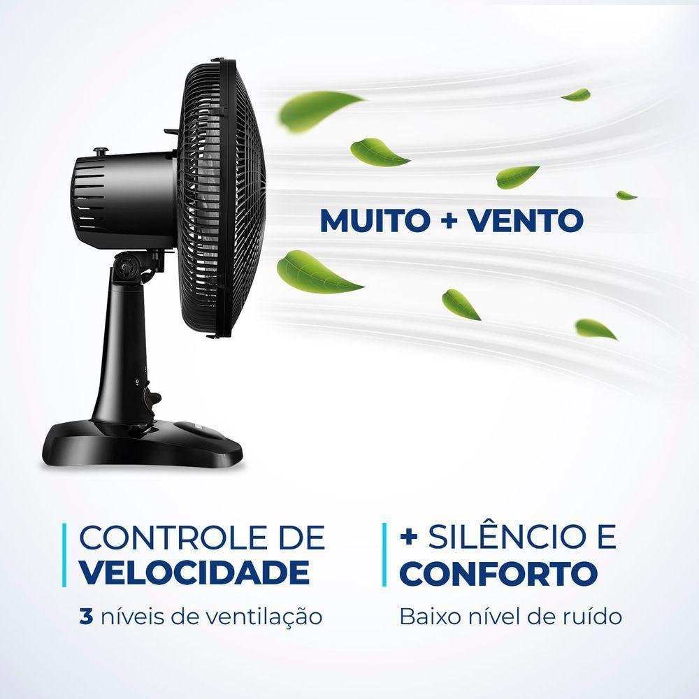 Ventilador De Mesa Mondial 6Pás Vent 30Cm 220V/60Hz Super - Imagem