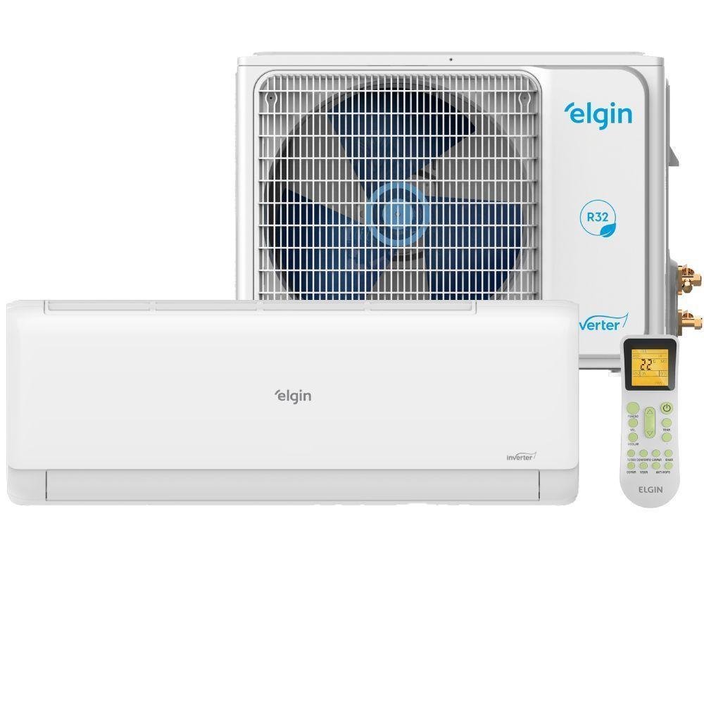 Ar Condicionado Split Elgin Eco Inverter II Wi-Fi 18000 BTUS Quente e Frio 220V HJQE18C2CB - Imagem zoom
