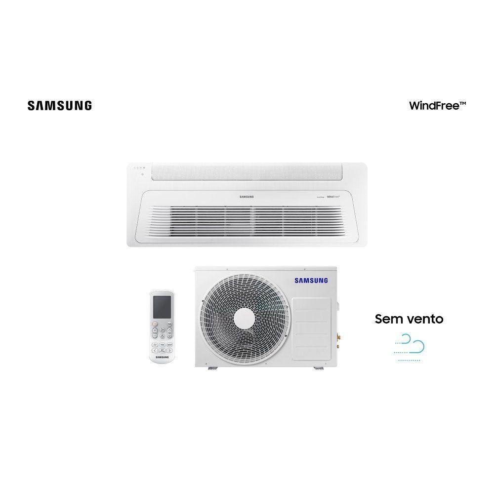 Ar Condicionado Cassete 1 Via Samsung WindFree Inverter 24000 Btus Quente e Frio 220V - Imagem