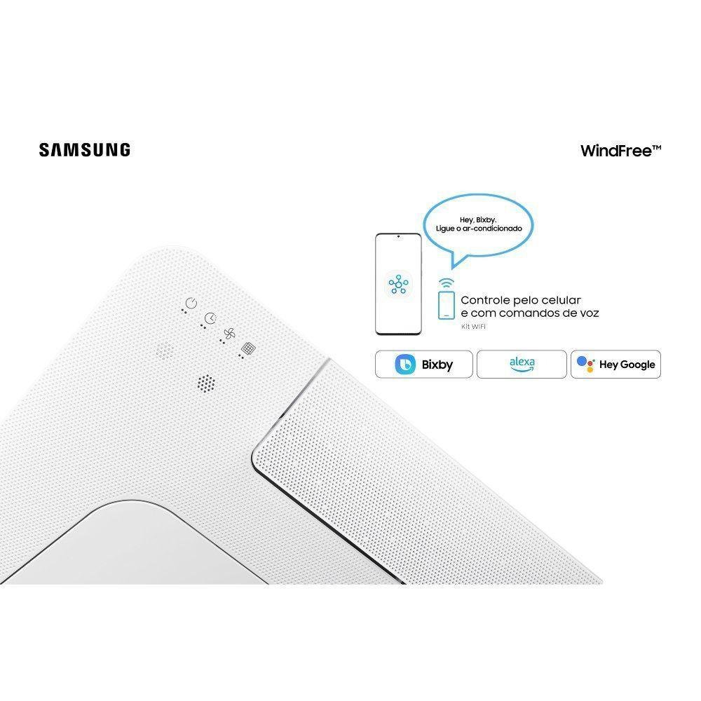 Ar Condicionado Cassete 1 Via Samsung WindFree Inverter 24000 Btus Quente e Frio 220V - Imagem