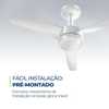 Ventilador deTeto Mondial Branco 3 Velocidades VTE-01 127V - Imagem 3