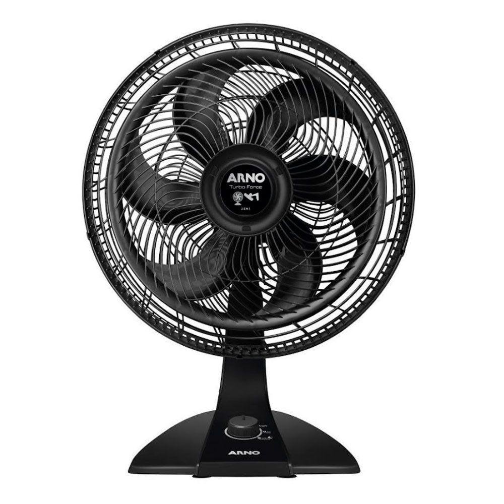 Ventilador De Mesa E Parede 40Cm 6 Pás Vf42 Arno Preto 220V - Imagem zoom