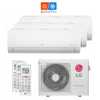 Ar Condicionado LG Multi Split Tri Split Inverter LG 21000 BTUs 3X9000 Quente e Frio 220V A3UW21GFAC - Imagem 2