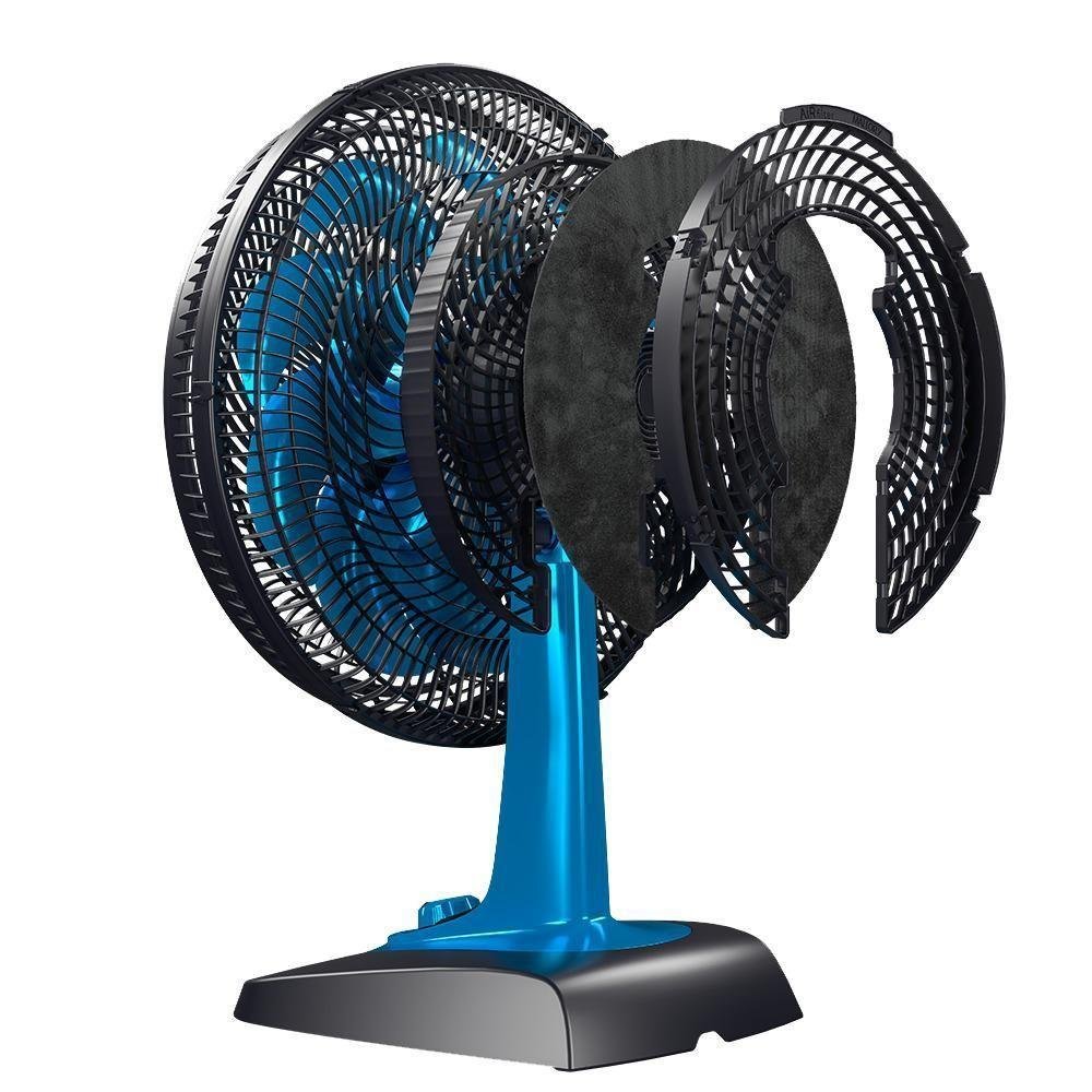 Ventilador De Mesa Air Care Revolution Azul 127V - Imagem