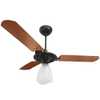 Ventilador Teto Yris Preto e Mogno JRF000003F 180W  - Imagem 1