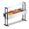 Buffet Térmico Aquecido BF822 em Inox 8 Cubas 2500W  com Tampa - Imagem 2