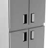 Refrigerador Vertical em Inox 430 4 Portas 220V Porta Sólida com Pé Fixo VCFRV4P - Imagem 4