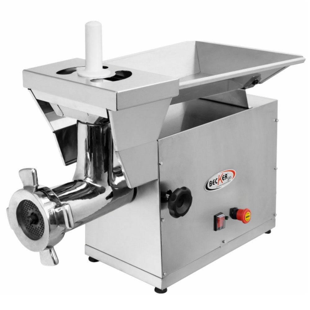 Moedor de Carnes Inox MBL-98 S 2,0CV Monofásico 110/220V sem Disco Pré-Cortador - Imagem zoom