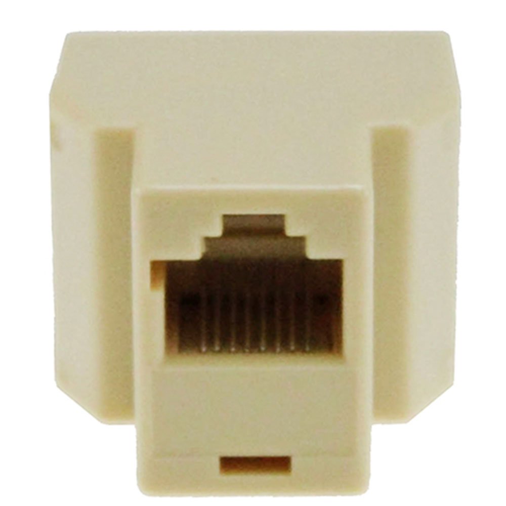 Adaptador RJ45 3 Fêmeas Bege com 5 Unidades - Imagem